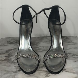 Black Dainty Caparros Heels